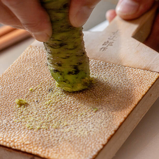 わさびすりシーン